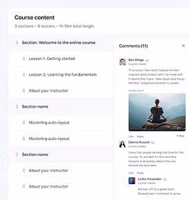 Forum course content